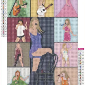Taylor Swift Handmade DIY art diamond painting30×40