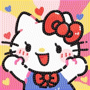 Kitty Children's Cartoon Diamond Painting 15 x 15
